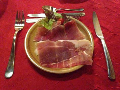 Grill Restaurant de la Tour 生ハム