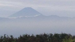 ほったらかし温泉からの富士山